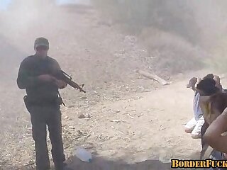 Hot suntanned mexican wholesale gets smelly increased unconnected with fucked unconnected with border patrol 4 1